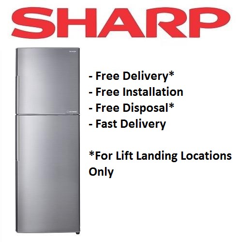 Sharp SJRX34ESL2 2 DOOR REFRIGERATOR WITH WITH JTECH INVERTER