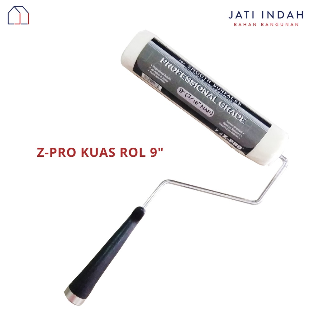 Z Pro 9 Inch Epoxy Paint Roller Brush 3 16 Nap Paint Roller Shopee Singapore