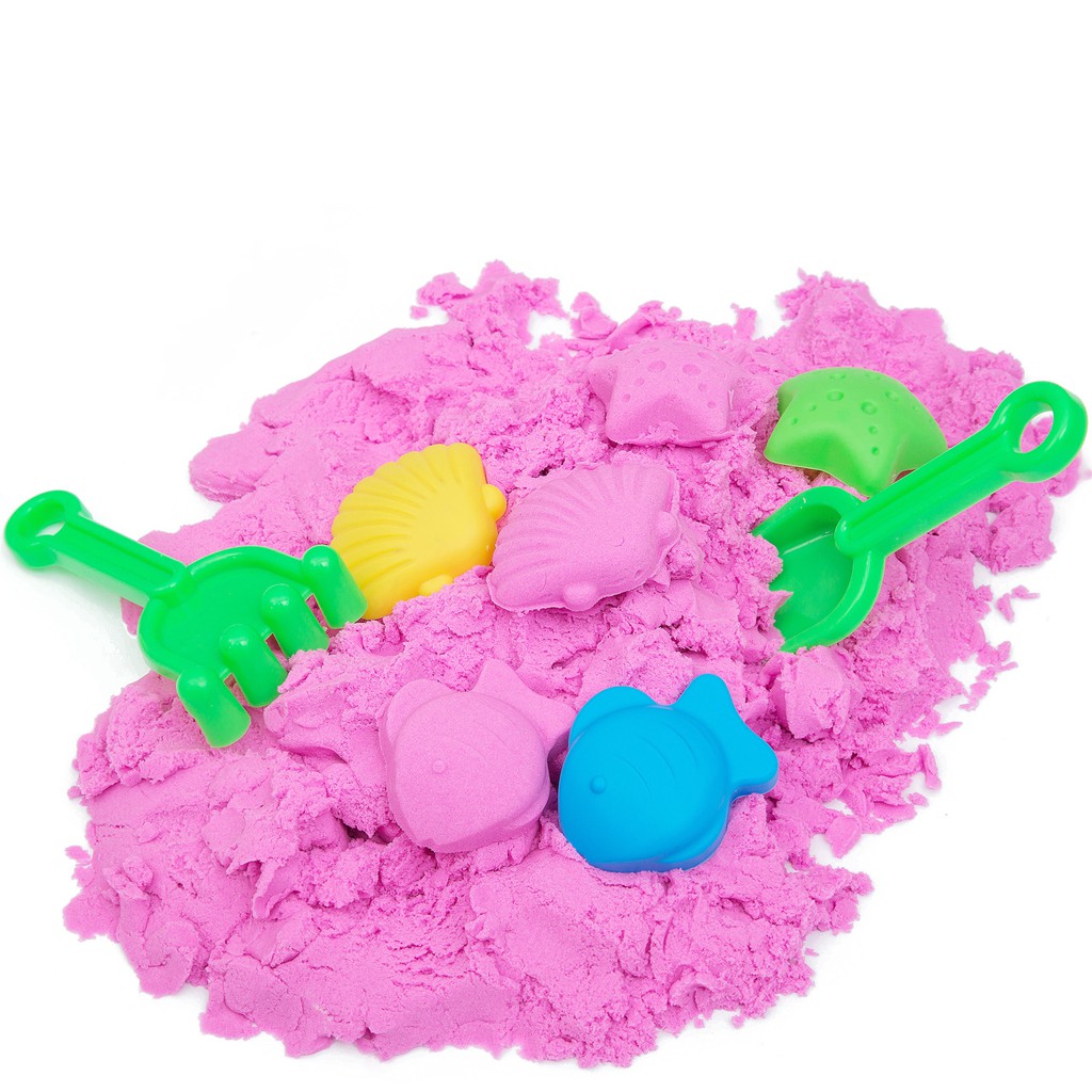（100+PCS tool）EmmAmy® kids Kinetic Rainbow Sand Set with Tools Magic sand children toy kids toy mold kid dough – >>> top1shop >>> shopee.sg