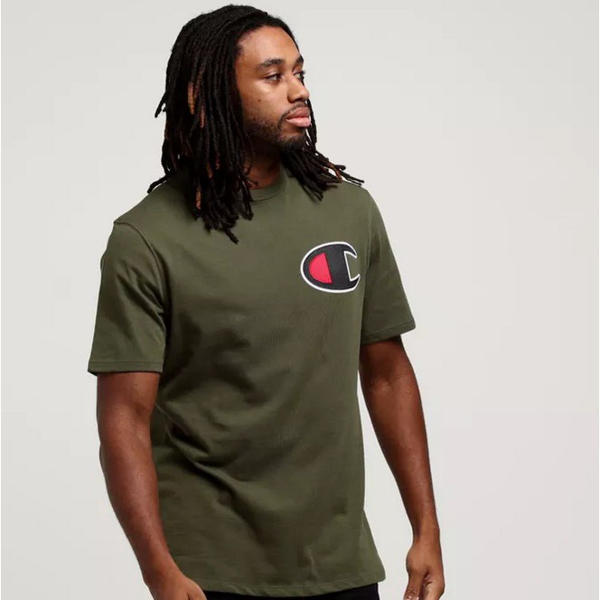 olive green champion shirt