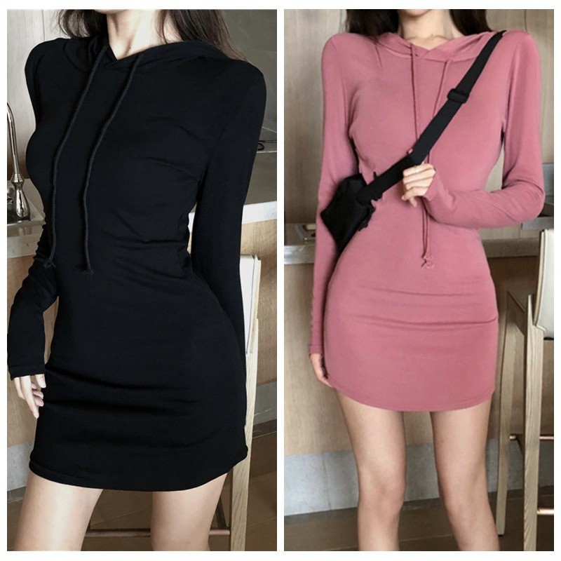 bodycon hoodie dress