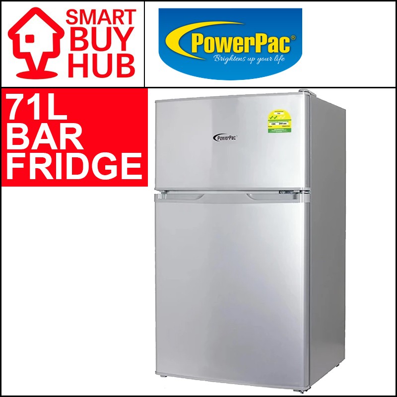 Powerpac Ppf85 71l Bar Fridge 2 Ticks Shopee Singapore