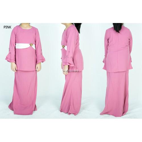 CY H1805 BAJU  KURUNG  KID MUSLIMAH SKIRT PASANG BAJU  