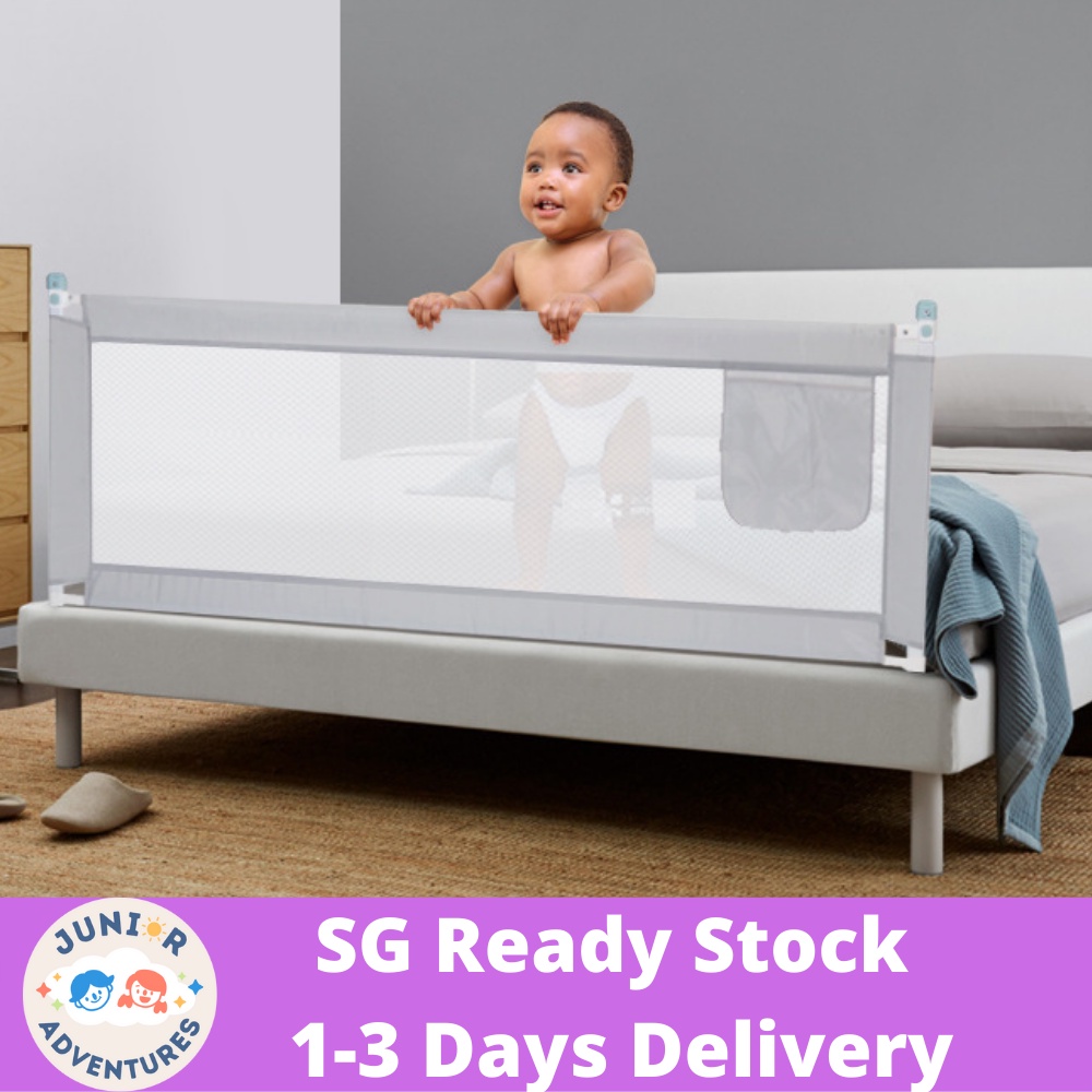 Vertically Liftable Baby Bed Guardrail Baby Antifall Bed Fence