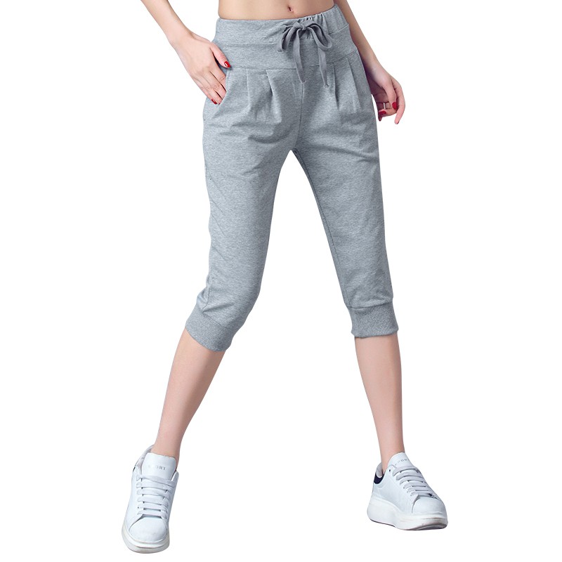 capri sweatpants with pockets