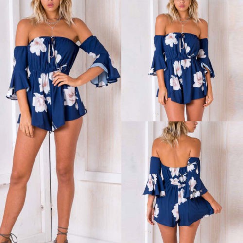 womens floral playsuit