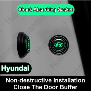 [High Quality] 12Pcs Hyundai Luminous Car Door Shock Absorber Door Sound Insulation For Elantra Tucson Accent Getz