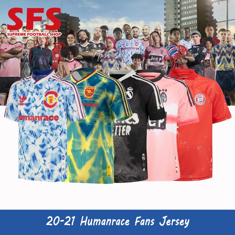 Sfs Hight Quality 21 Mu Arsenal Real Madrid Juv Barern Humanrace Soccer Football Jersey T Shirt Fans Version S 4xl Shopee Singapore