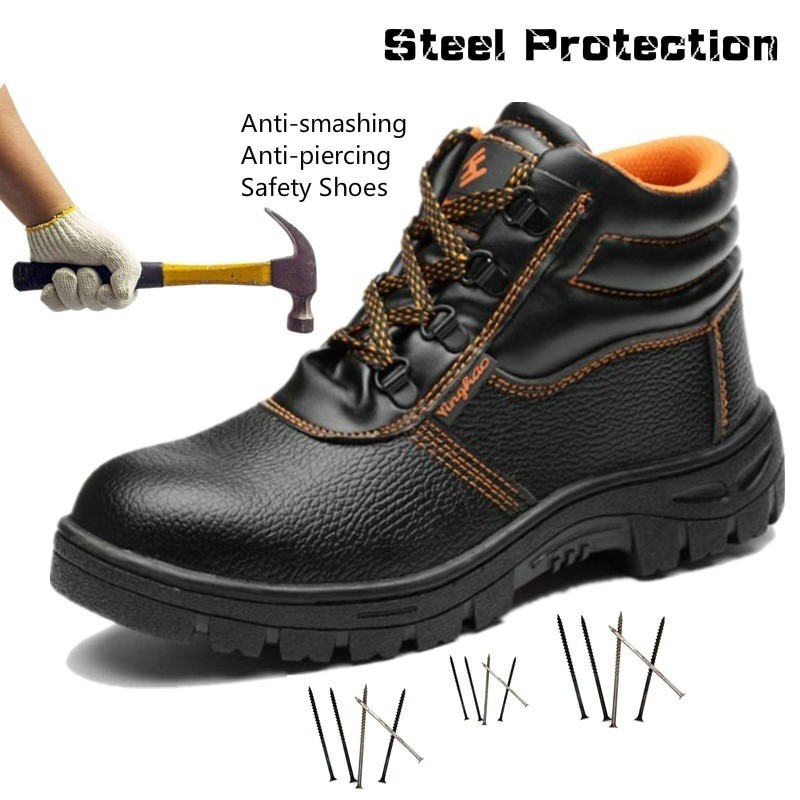 steel toe hiking boots