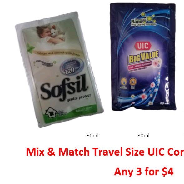[Mix & Match Any 3 for 4]Travel Size UIC Sofsil (80ml)/ UIC Big Value