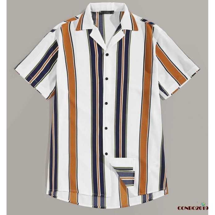 striped shirt outfit men