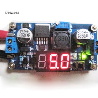 Buck Step-Down LM2596 Power Converter Module DC 2.5-40V to 1.25-37V Voltmeter