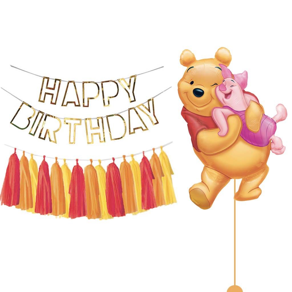  SG Seller Winnie The Pooh Piglet Birthday Birthday Package USA