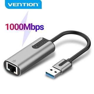 Vention USB to Ethernet Adapter Gigabit 100/1000Mbps RJ45 For PC Laptop Network Cable Convertor USB 2.0/3.0 Network Card