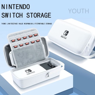 【6·6】Portable Storage Bag For Nintendo Switch OLED Protective Case Large Hard With Stand 10 Game Card Case  Waterproof Drop-proof