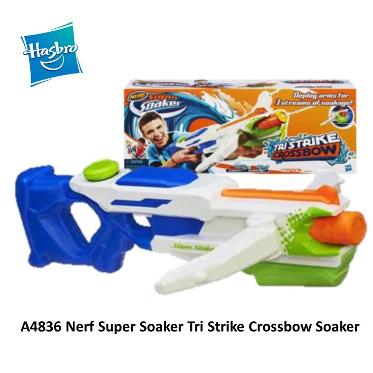 nerf super soaker tri strike crossbow