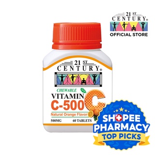 Image of 21st Century Vitamin C-500 Orange (Chewable) (60 Tablets)