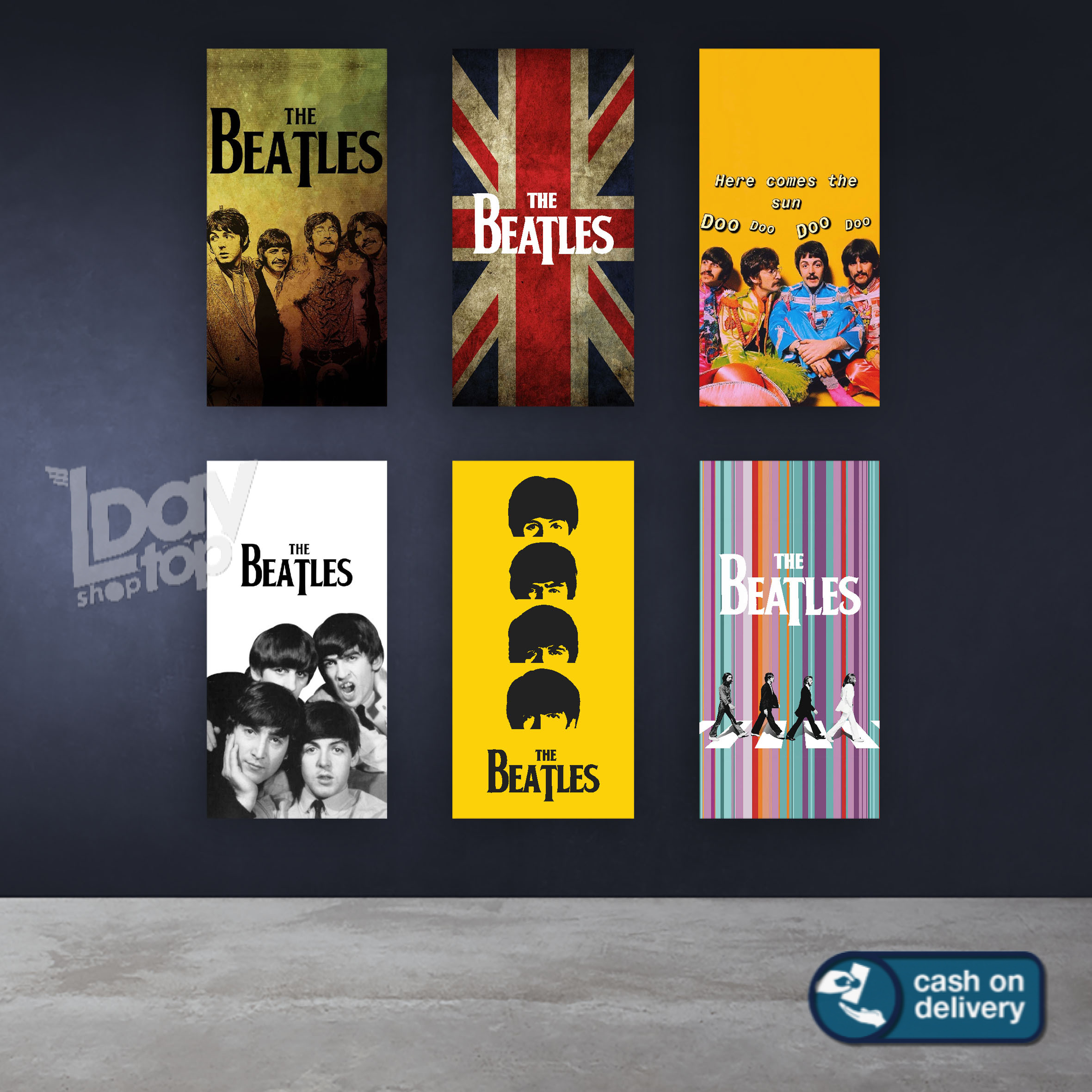 Poster The Beatles Display Wall Decoration Room Wall Decoration Band Beatles Poster Wood Mdf Beatles Series01 Shopee Singapore