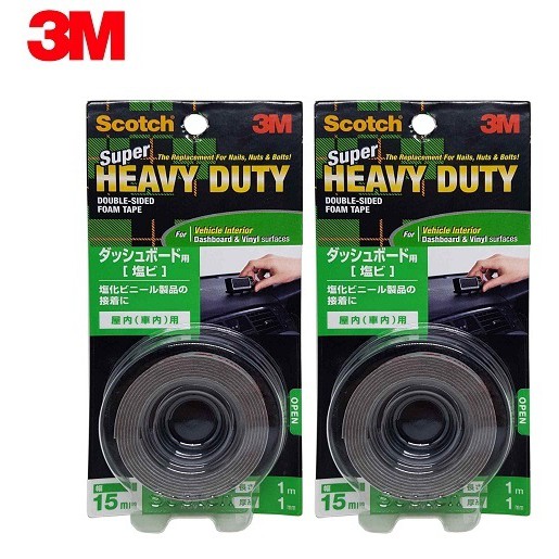 3M Scotch Super Heavy Duty Double Sided Foam Car Mounting Tape KCA15