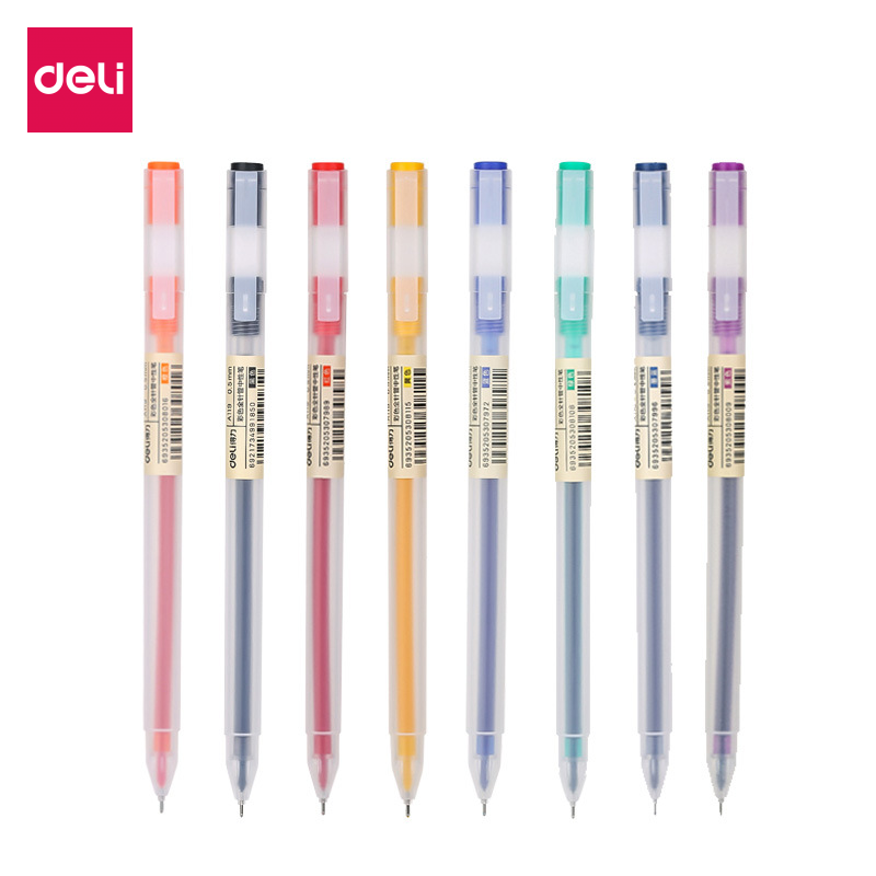 Deli Color Gel Pen Stationery Student Art Pen A119 0.5mm Shopee Singapore