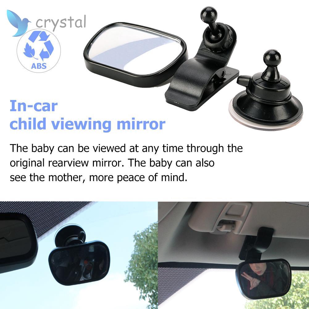 car baby mirror with light