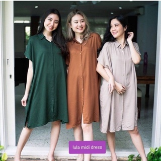 Lula HOME Dress/Plain Dress FULL Button/Plain Dress LULA DRES