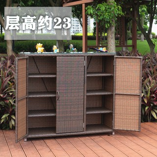 Balcony Special Cabinet Locker Storage Locker Outdoor Outdoor Shoe Cabinet Courtyard Entrance Waterproof And Sunscreen Custom Shopee Singapore