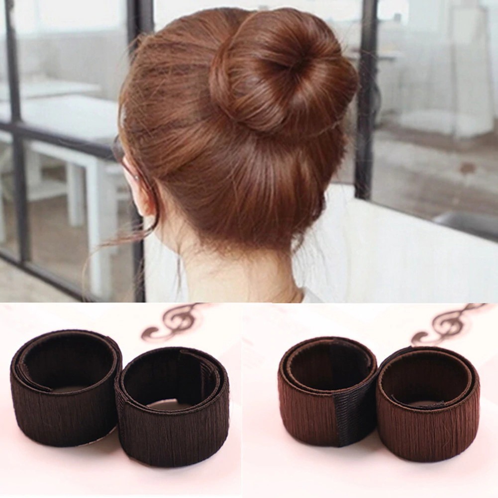 Female Hair Style Tool Hair Donut Bun Maker Hairstyle Clip Diy