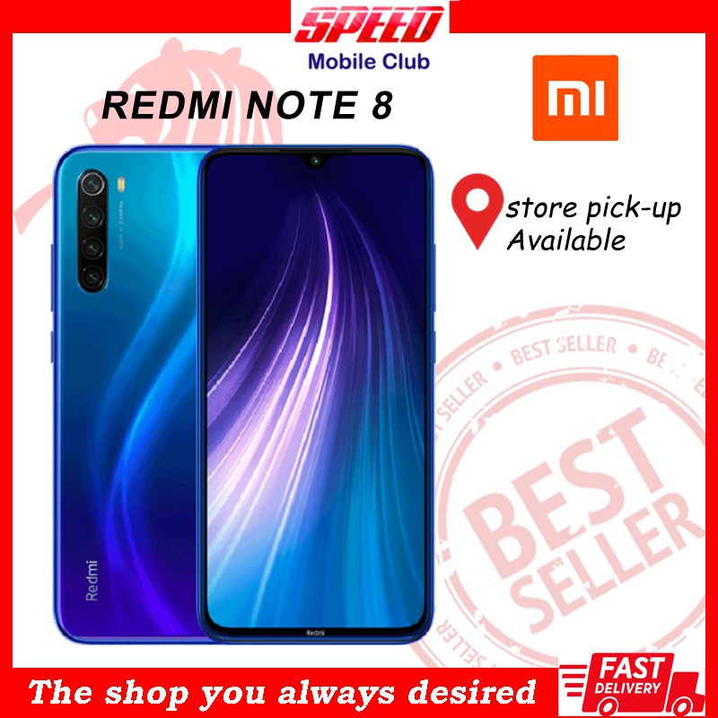 Xiaomi Redmi Note 8 4 64gb Local Set With One Year Warranty Shopee Singapore