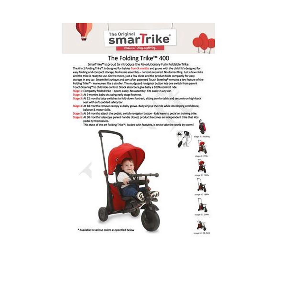 smart trike folding 400