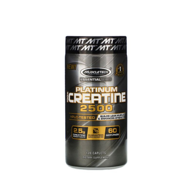 Shop Malaysia Muscletech Essential Series Platinum 100 Creatine 2500 120 Caplets Shopee Singapore