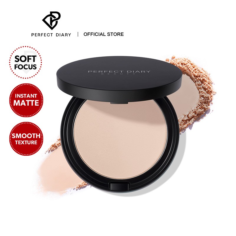 Perfect Diary Smooth Flawless Perfecting Compact Powder Pressed Powder