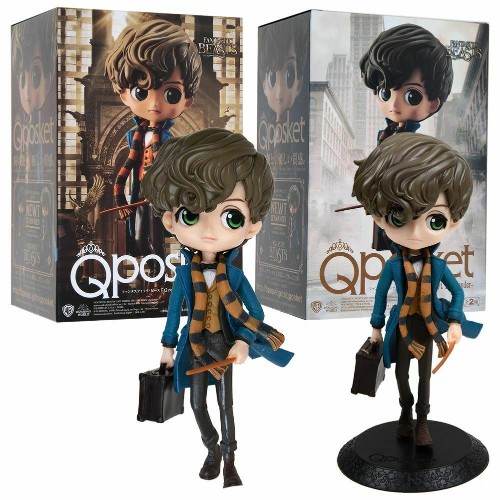 16cm Q Posket Harry Potter Fantastic Beasts Newt Scamander Pvc Figure In Box Bubble Store