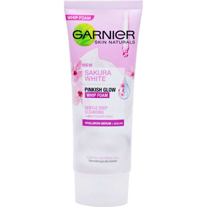 garnier sakura white facial foam