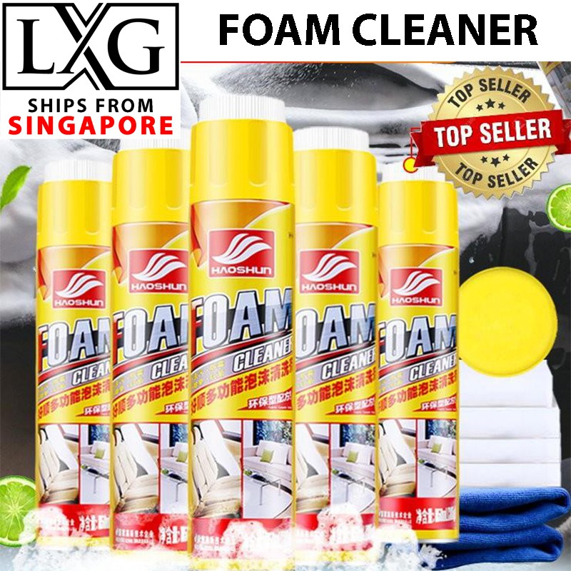 Foam Cleaner CF 650ml Foaming Car Care Helmet Washer | Shopee Singapore