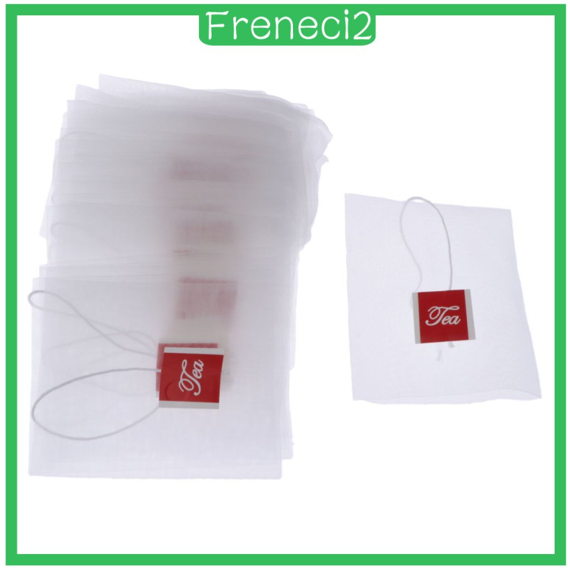 50pcs Tea Filter Bags Disposable Tea Infuser Safe Natural Material Drawstring Empty Bag For Loose Leaf Tea Shopee Singapore