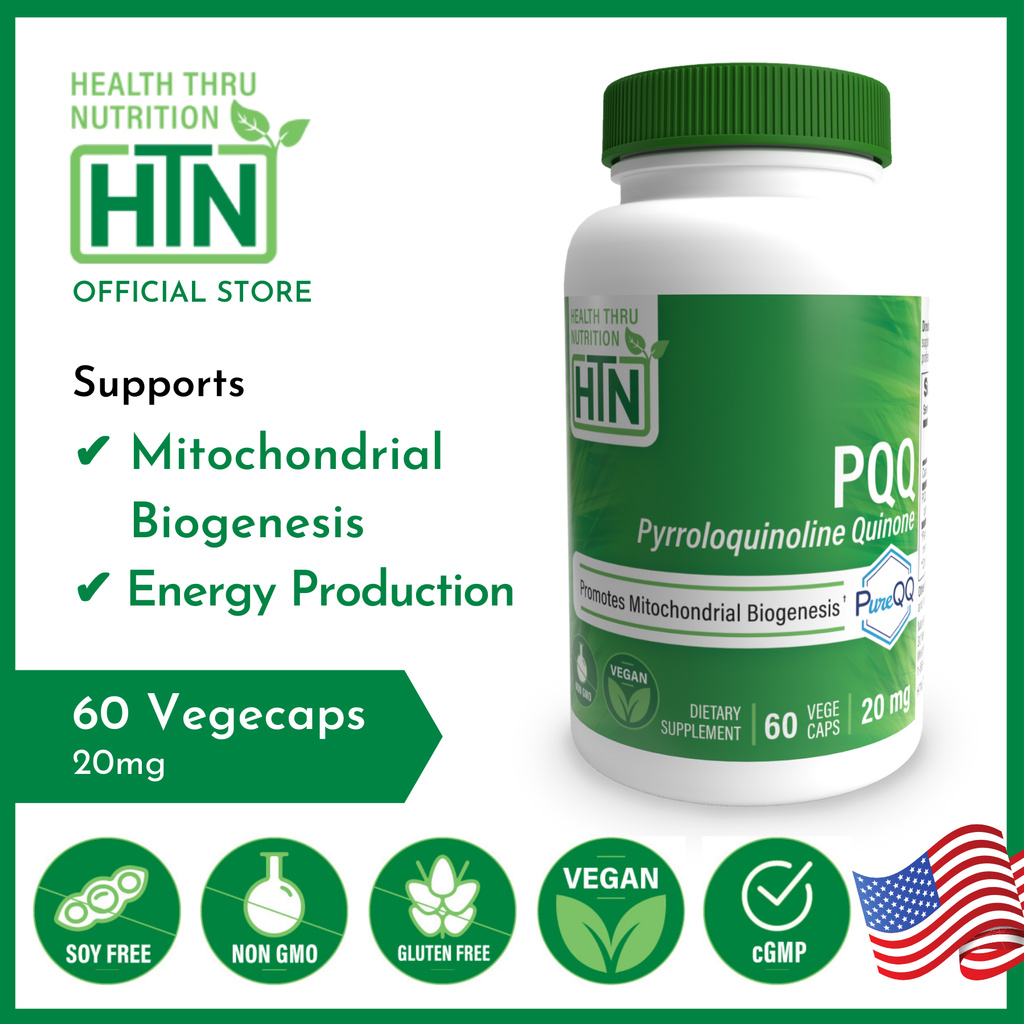 HTN PQQ Coq10 20mg 60 Vegecap, q10 coenzyme Prevent Memory Loss