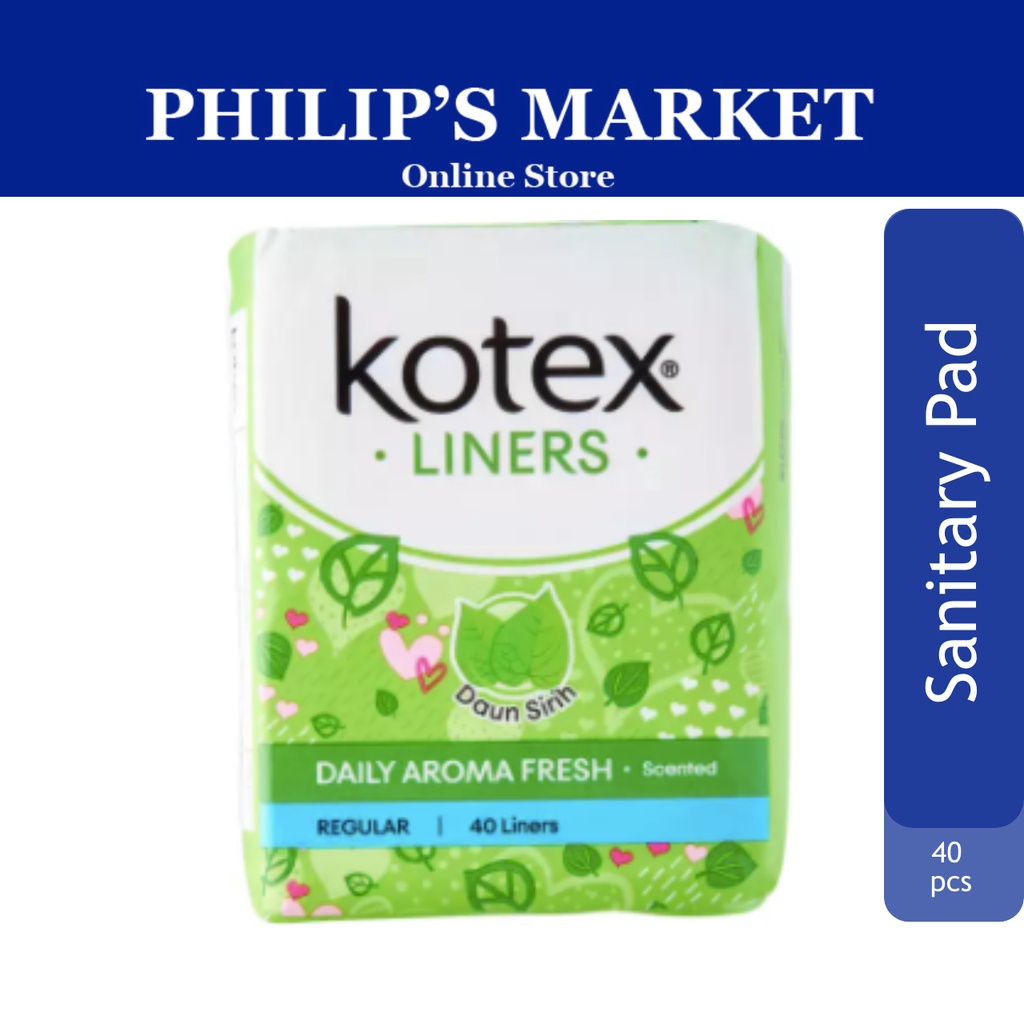 Kotex Panty Liners Daily Aroma Fresh Scented (Regular) Shopee Singapore