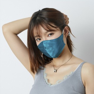 SG 100% Silk Hand-stitched Reusable Face Mask with ...