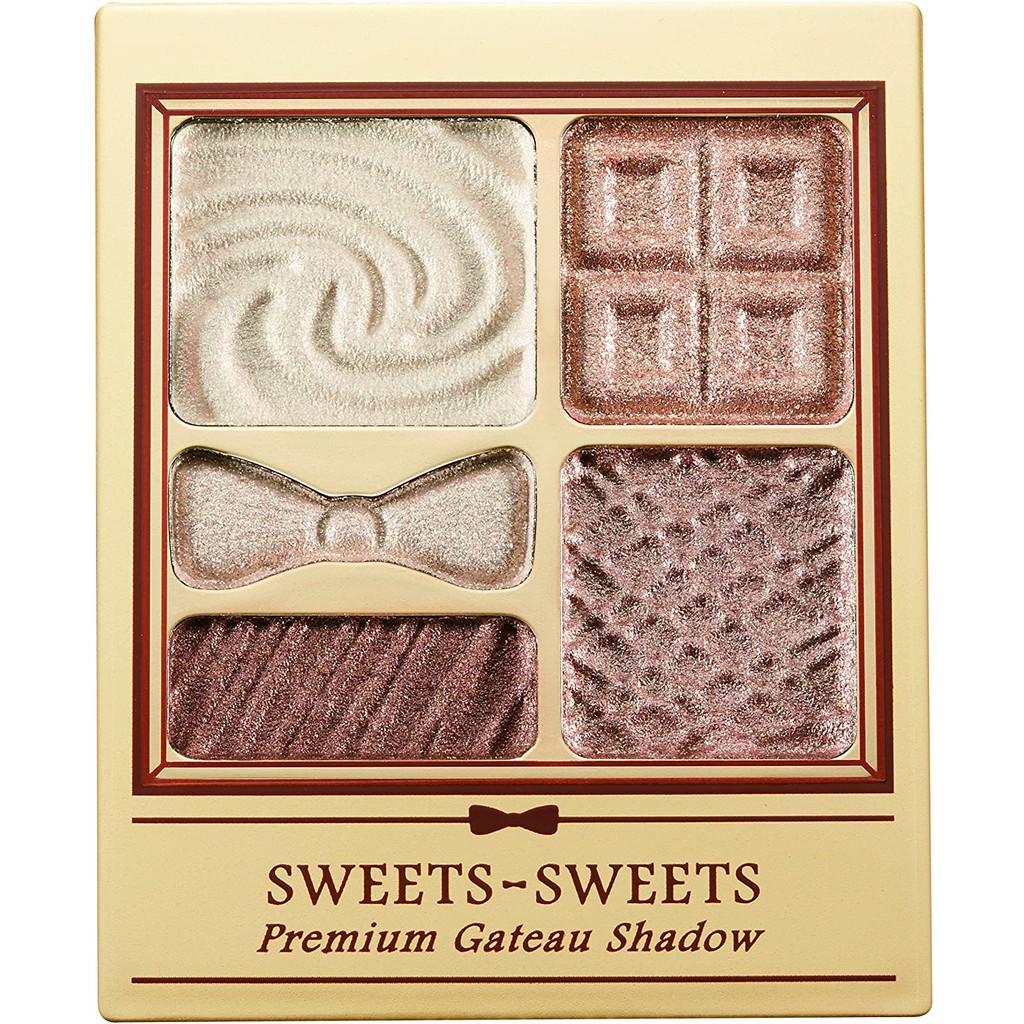 Direct From Japan Sweets Sweets Premium Gateau Shadow Eyeshadow 01 Chocolat Mousse 03 Marron Glace 04 Berry Red 06 Peach Crunch Bar 07 Cassis Brown Made In Japan Shopee Singapore