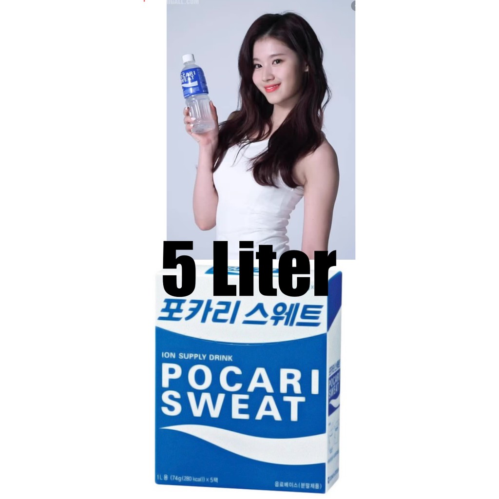 KOREA 75g x 5 pc Pocari Sweat Powder 5L | Shopee Singapore