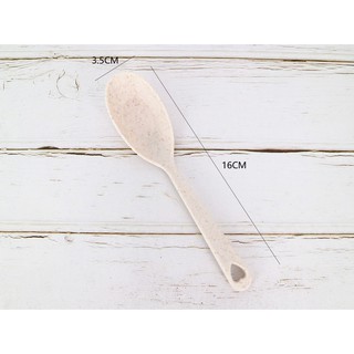 Wheat Straw Cutlery Utensil Tableware Travel Set lunch box table dining set Fork Chopstick Spoon #4