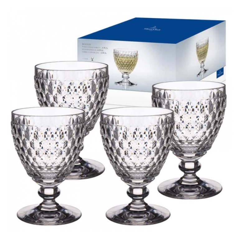 Villeroy & Boch Boston Lot De 4 Verres à L'ancienne Vert