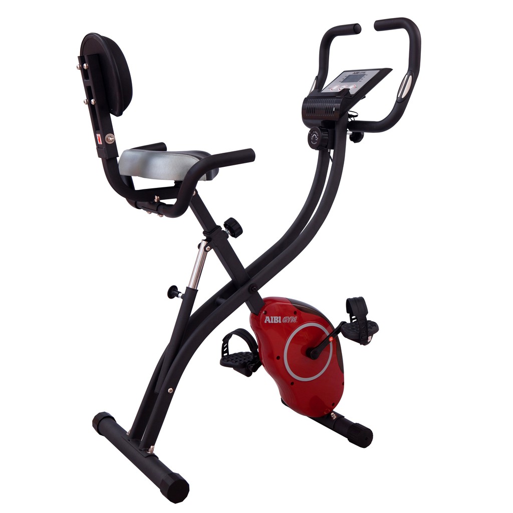 AIBI GYM Foldable Upright Recumbent Exercise Bike AB-B775R (RED ...