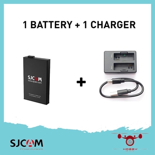 [Original Product - Combo: Battery + Charger] SJCAM A10/A20 series Battery & Charger with Cable