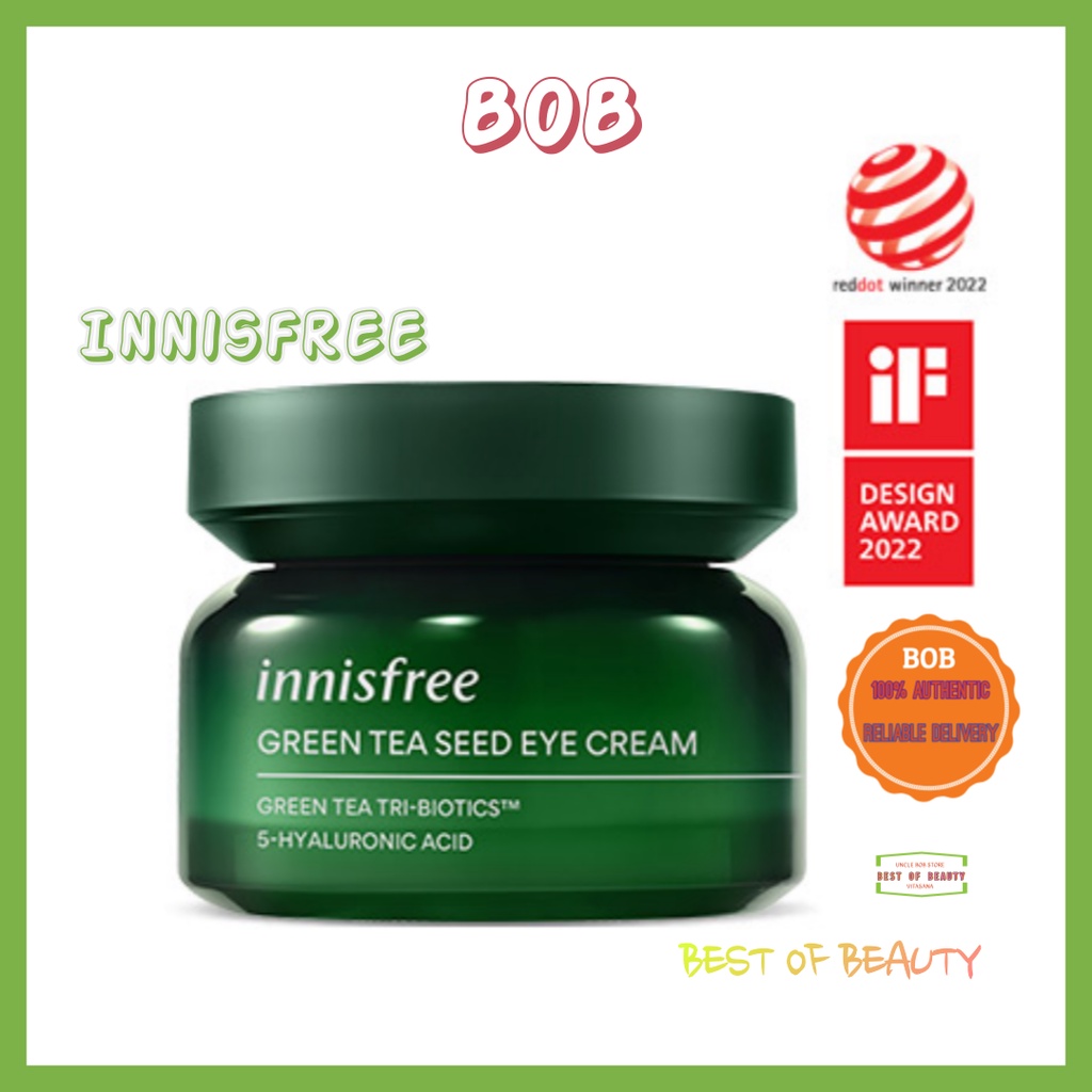 Innisfree Green Tea Seed Eye Cream RENEWAL anti aging / wrinkle care