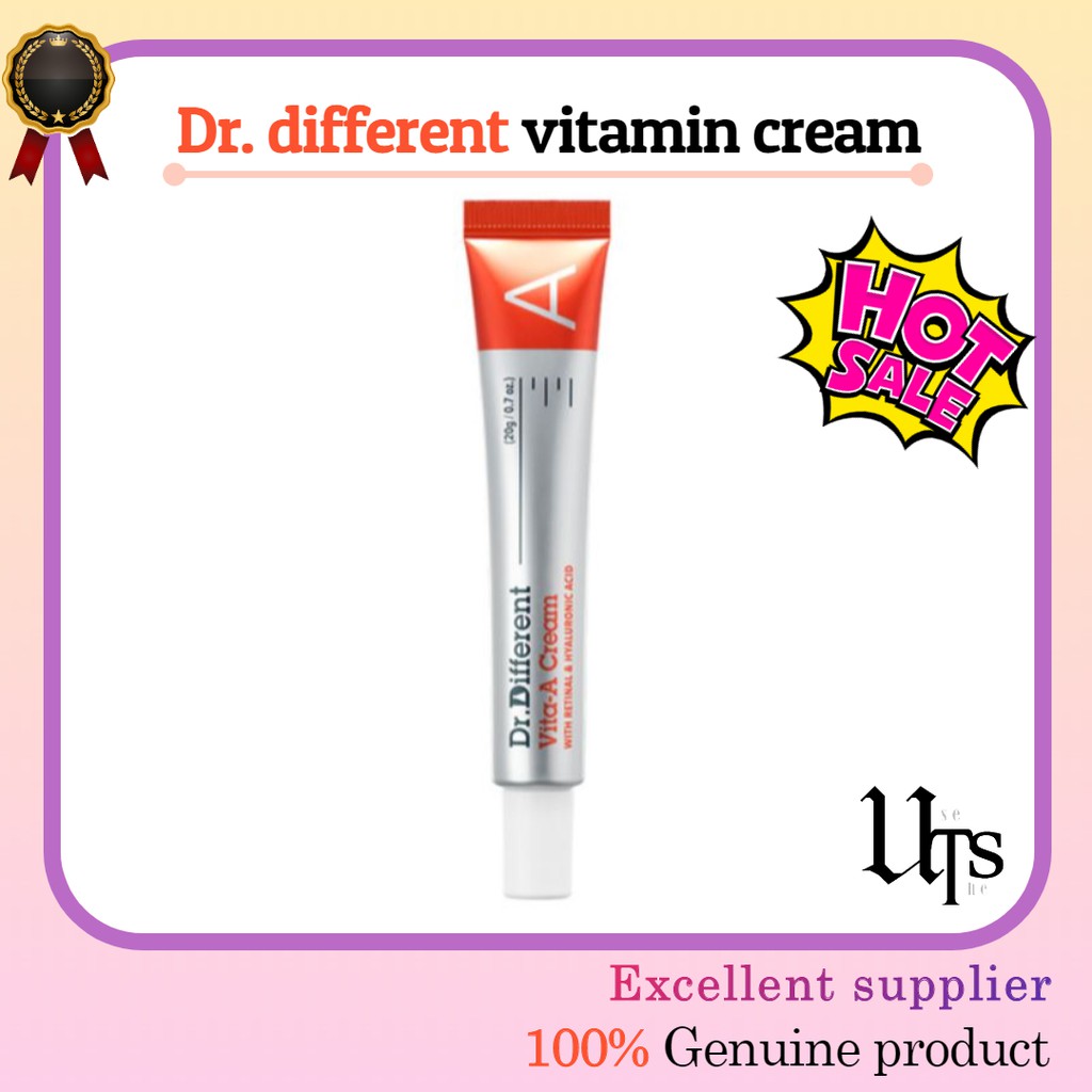 dr different vitamin a cream