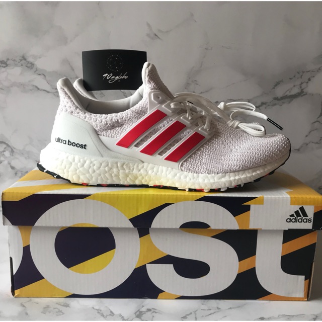 cloud white active red ultra boost