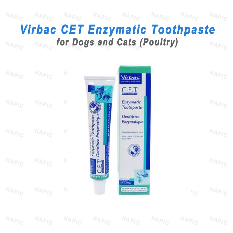 Virbac Enzymatic Toothpaste For Dogs Cats, Malt Flavor , 56 OFF