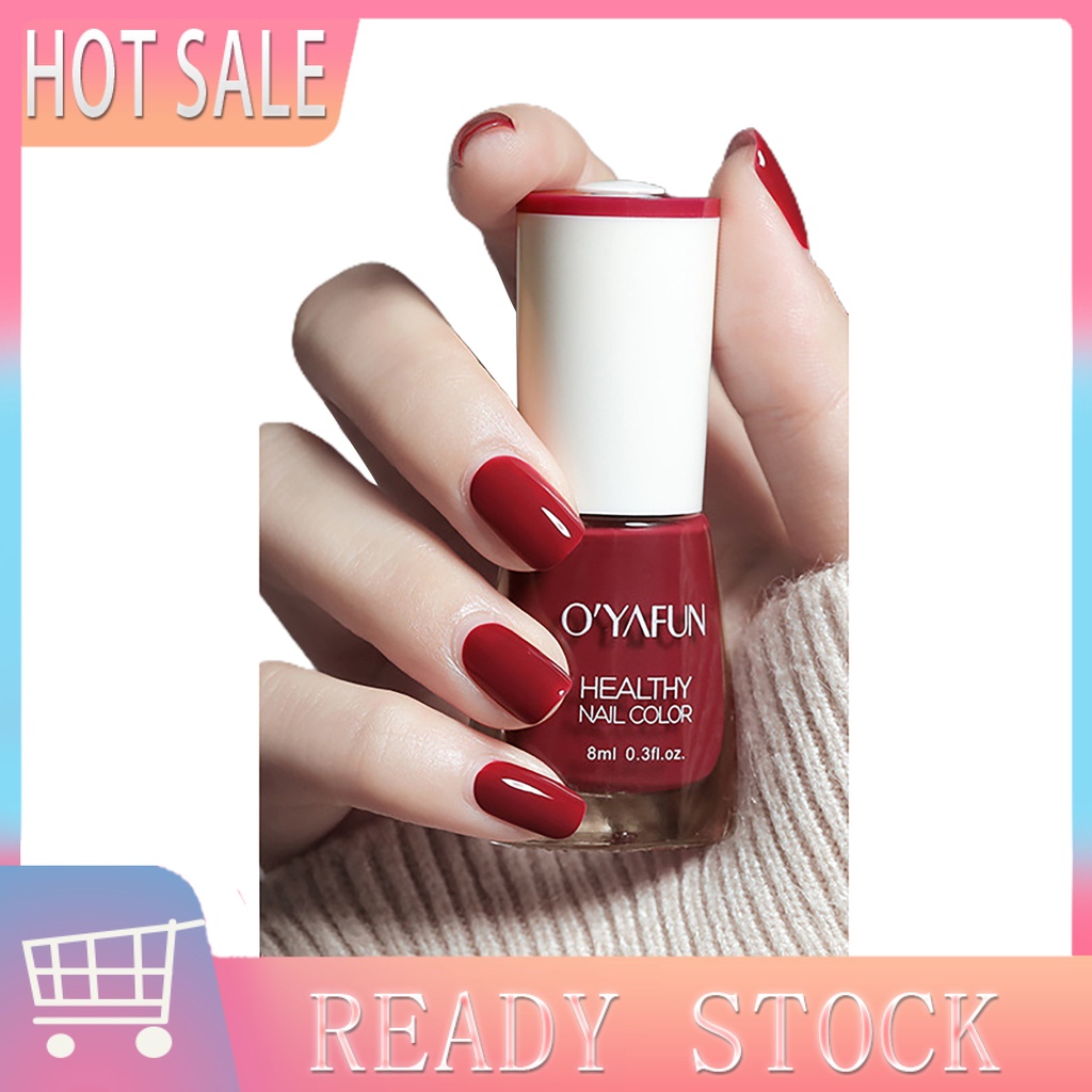 NOR| Multiple Colors Manicure Polish Quick Dry Nail Polish Water-Based for  Home | Shopee Singapore
